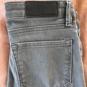 ALL SAINTS SKINNY LOW-RISE JEANS